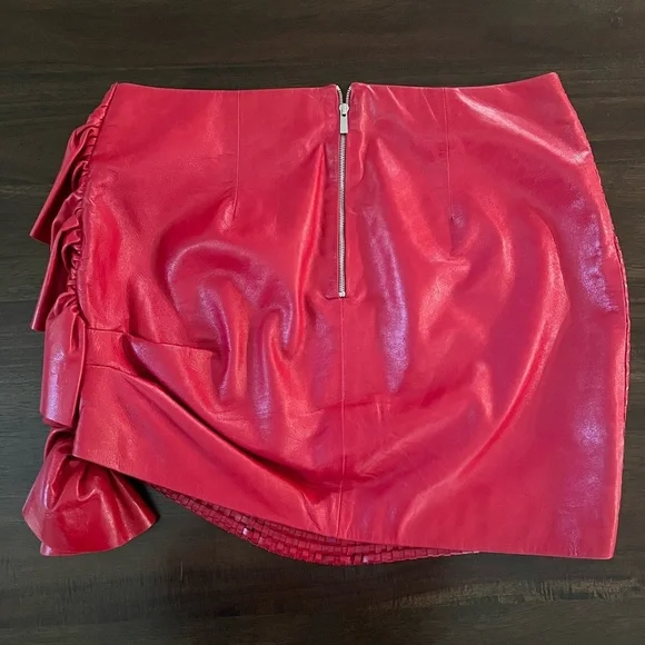 MAGDA BUTRYM
Leather woven mini skirt​ - Picture 2 of 7